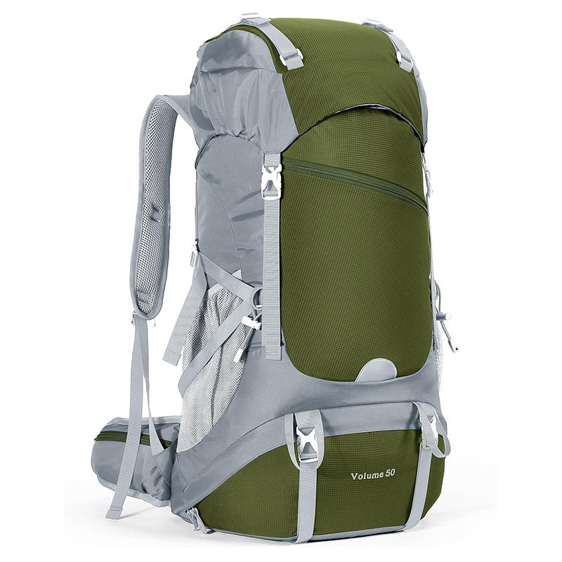 50L Hiking Backpack, Large Capacity Multi-Functional Camping Travel Bag, Waterproof Backpack for Outdoor Hiking