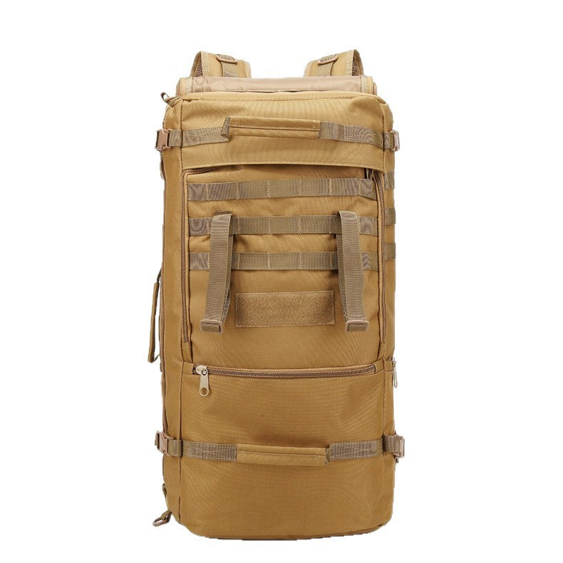 60L Hiking Backpack, Professional Outdoor Waterproof Backpack, Durable Large-Capacity Camouflage Hiking Travel Bag